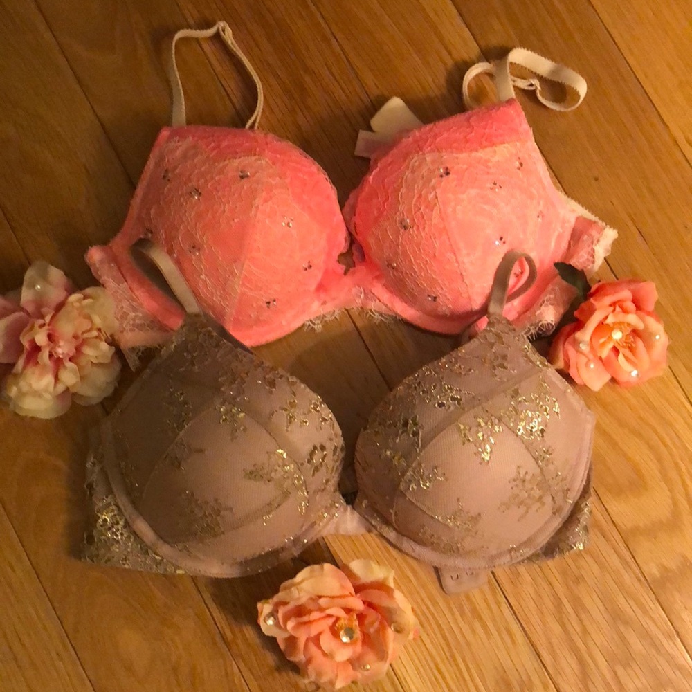BUNDLE!!! Victoria Secret add 2 cup + push-up